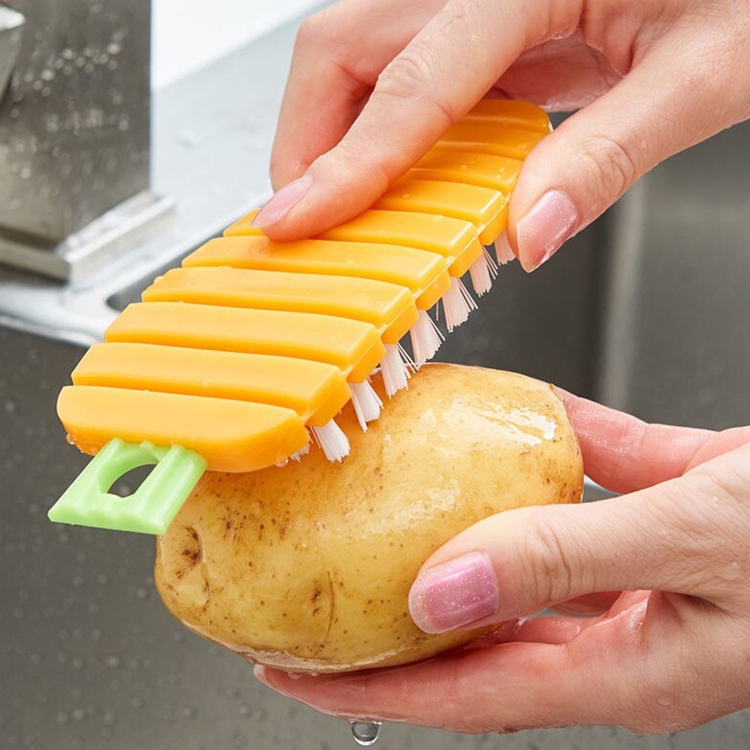 2950 Vegetable Scrubbing Brush Vegetable Scrubber Nontoxic Fruit Brush Carrot Shape Vegetable Brush For Potato For Vegetable 2950 Vegetable Scrubbing Brush Vegetable Scrubber Nontoxic Fruit Brush Carrot Shape Vegetable Brush For Potato For Vegetable